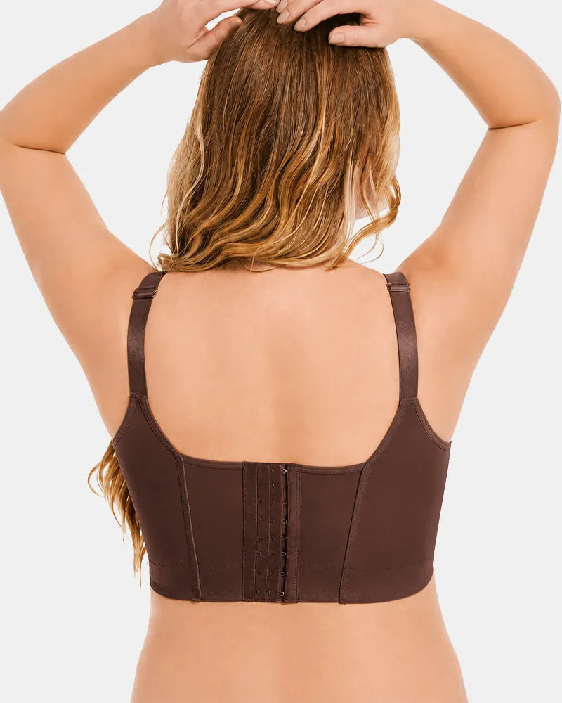 3D Molded Underwire Bra with Wide Strap Shoulder Support