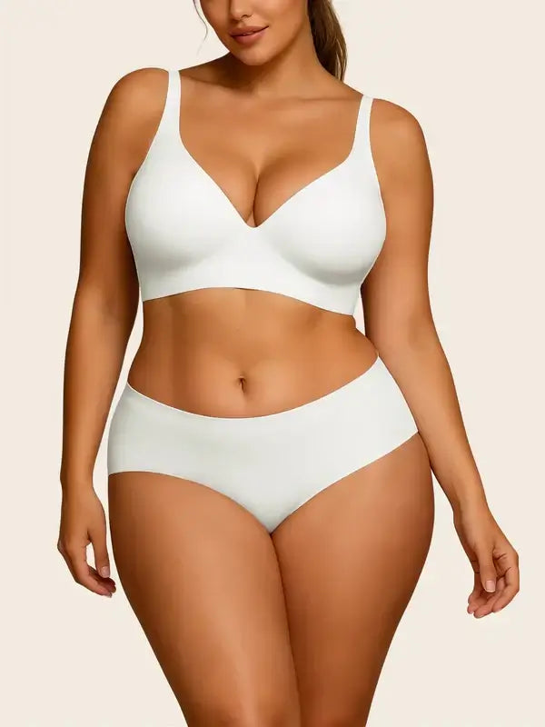 V Neck Matching Set