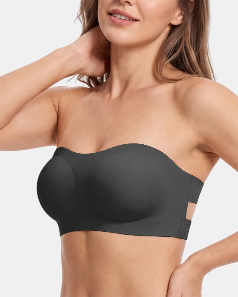 Anti Slip Crossover Seamless Strapless Bandeau Bra
