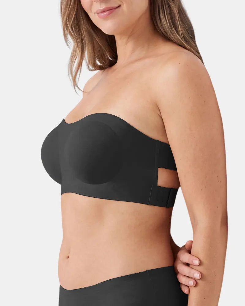 Anti Slip Crossover Seamless Strapless Bandeau Bra