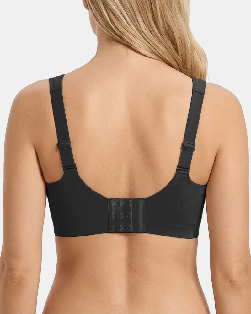 Breathable Seamless Full Coverage Bra with Cooling Airflow Vents