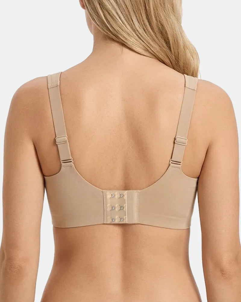 Breathable Seamless Full Coverage Bra with Cooling Airflow Vents