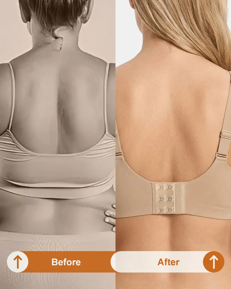 Breathable Seamless Full Coverage Bra with Cooling Airflow Vents