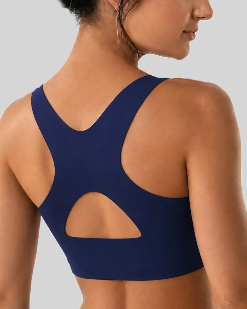 Cross Back Wireless Bra with Posture Lift