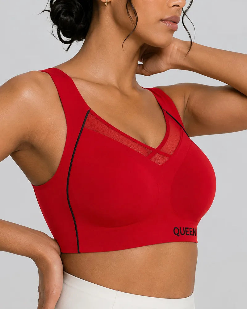 Cross Back Wireless Bra with Posture Lift