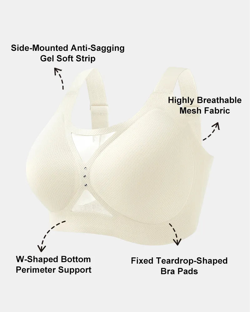 Keyhole Wireless Bra with Jelly Support