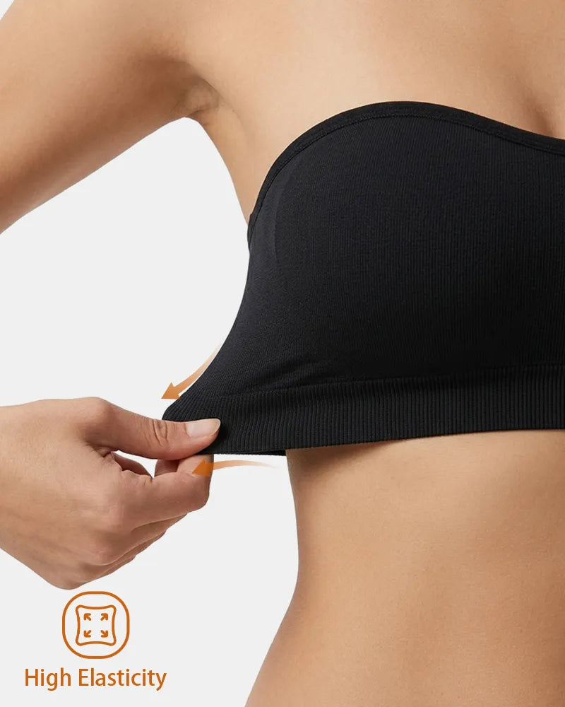 Women's Non-Slip Invisible Lifting Seamless Strapless Bra - Soft Intention-Details-5