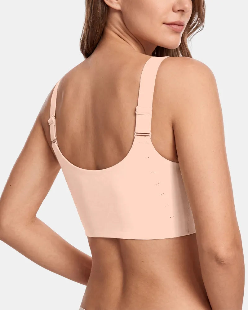 Plus Size Comfort Wireless Front-Close Bra