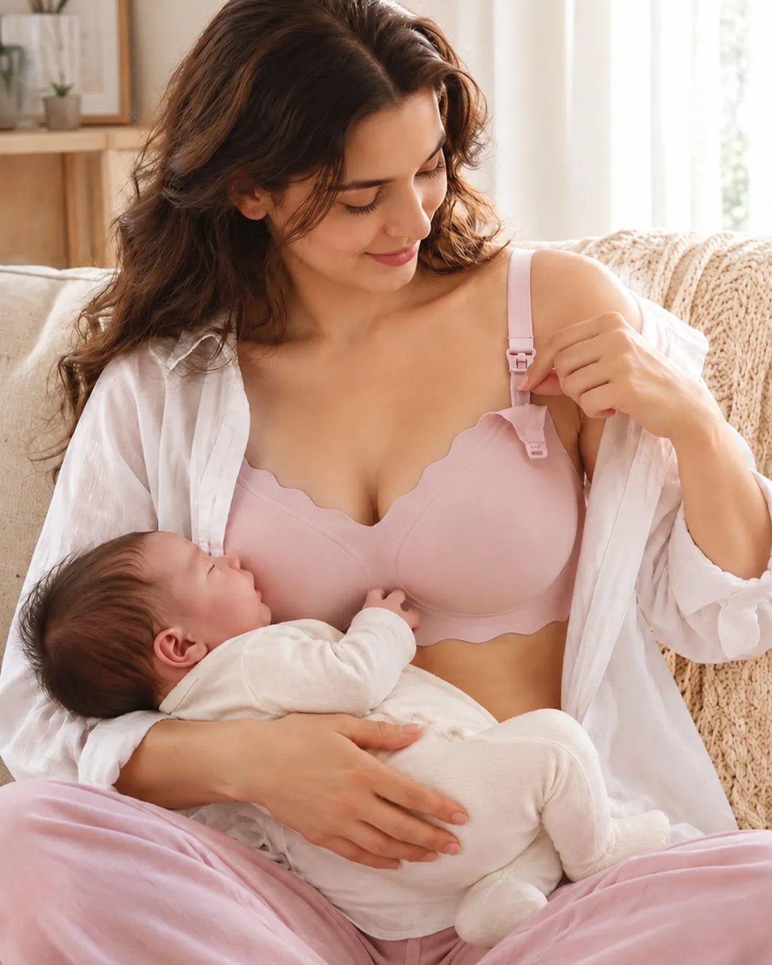 Scallop Nursing Bra