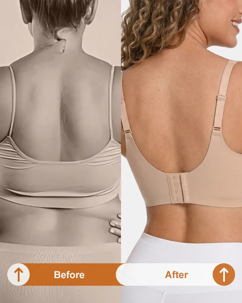 Women's Seamless Lift Jelly Bra Breathable Teardrop Hollow - Soft Intention-Details-4