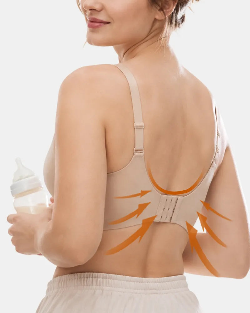 Seamless Nursing Bra with Easy Clips