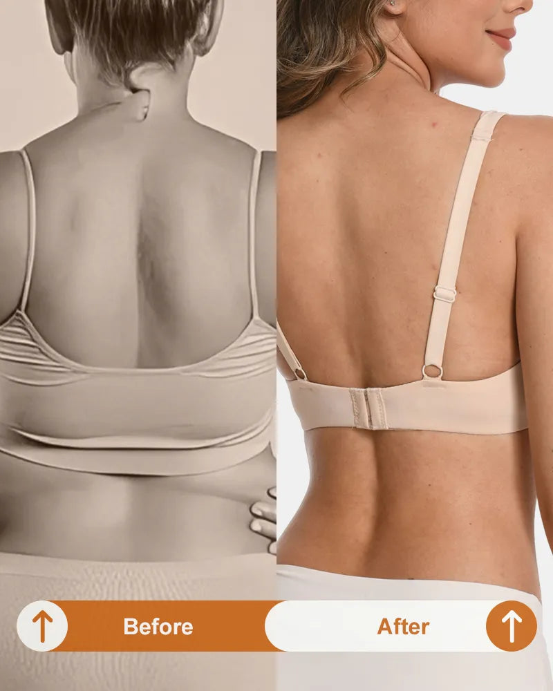 Women's Seamless Underwire Effortless Shaping Lift Balconette Bra - Soft Intention-Details-6