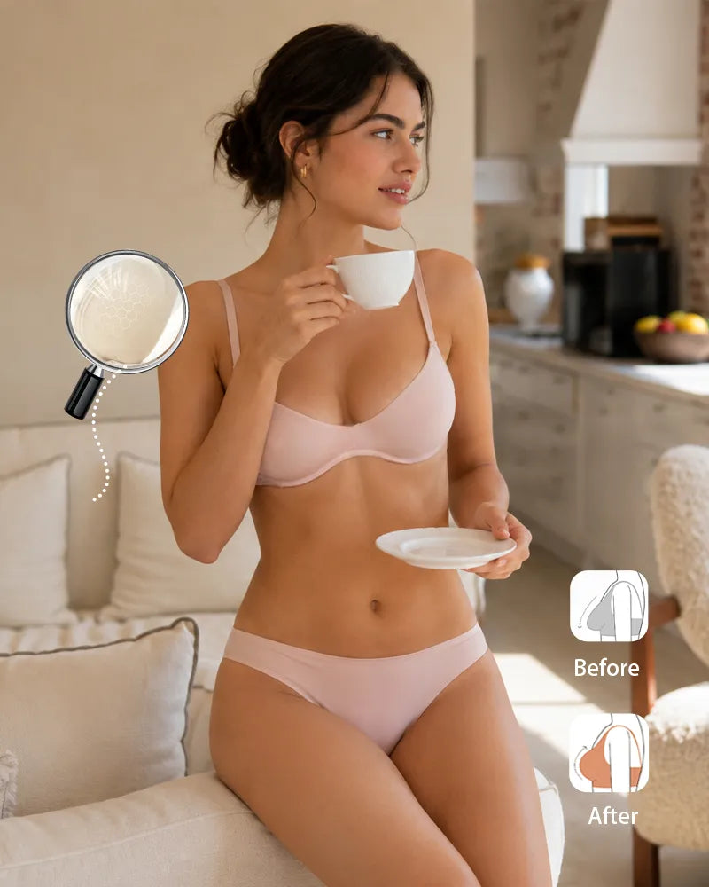 Unpadded Balconette Bra with Natural Lift