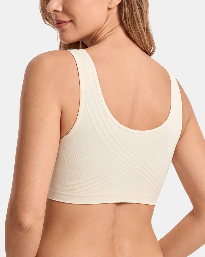 Women's Upgraded Summer Jelly Wireless T-Shirt Bra - Beige - Soft Intention-3