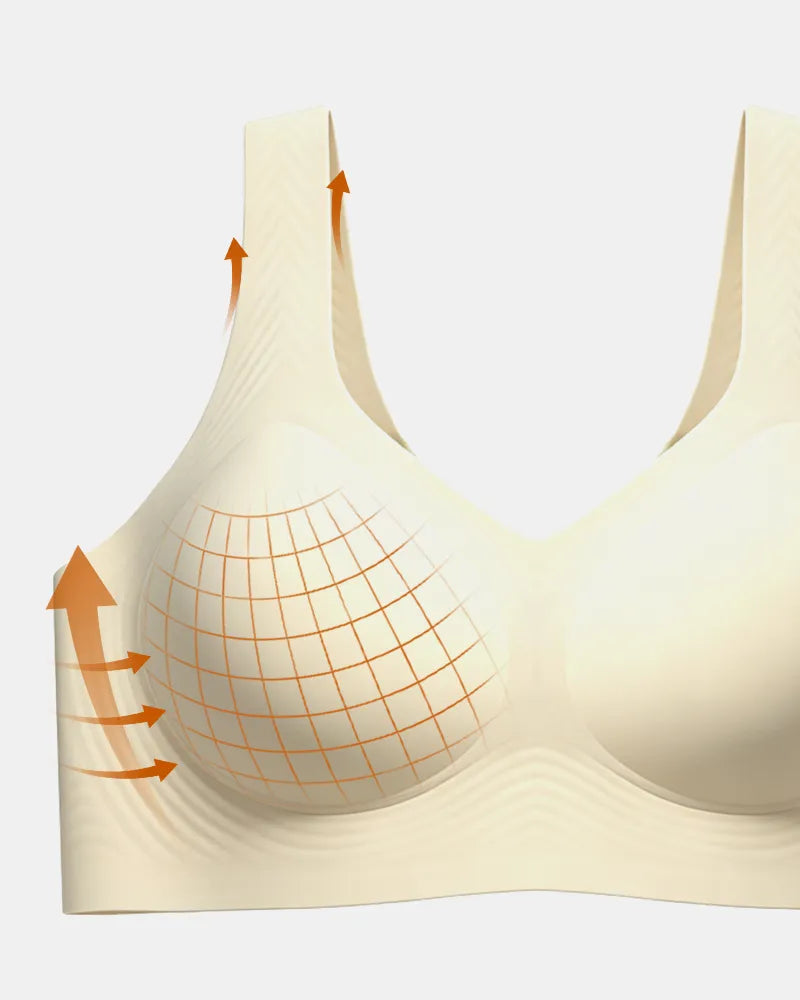 Women's Upgraded Summer Jelly Wireless T-Shirt Bra - Soft Intention-Details-8