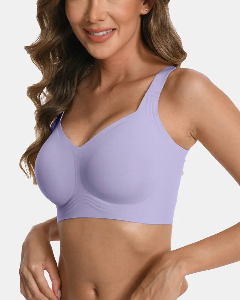 Women's Wireless Full Coverage Jelly Bra - Lavender - Soft Intention-2
