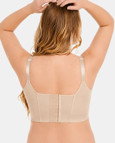 3D Molded Underwire Bra with Wide Strap Shoulder Support