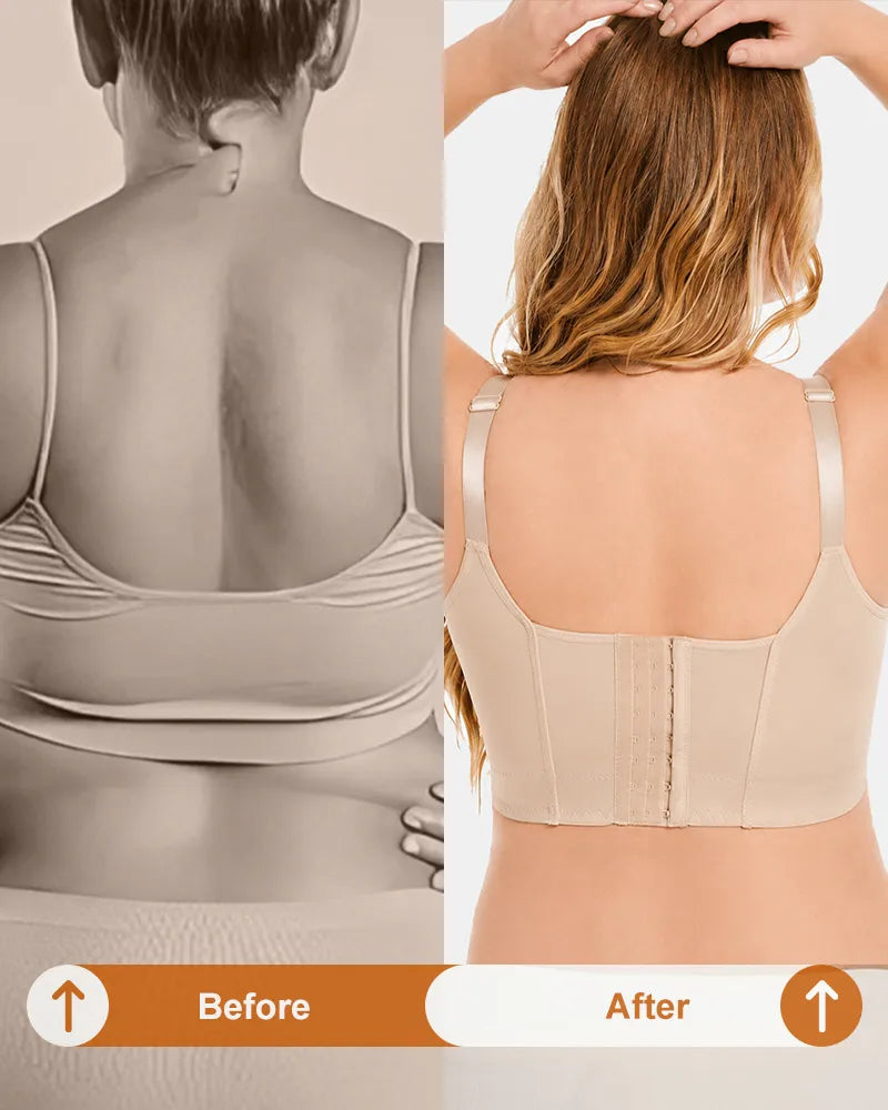 3D Molded Underwire Bra with Wide Strap Shoulder Support