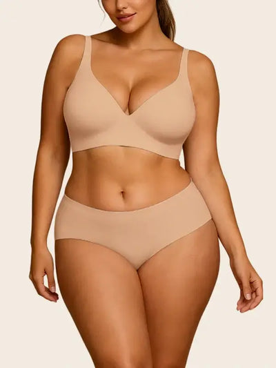 V Neck Matching Set