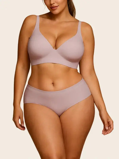 V Neck Matching Set