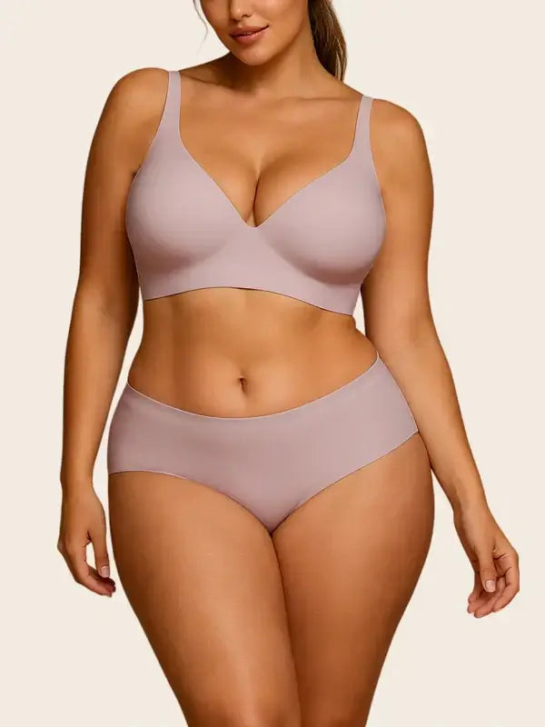 V Neck Matching Set