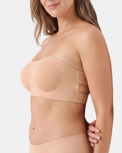 Anti Slip Crossover Seamless Strapless Bandeau Bra