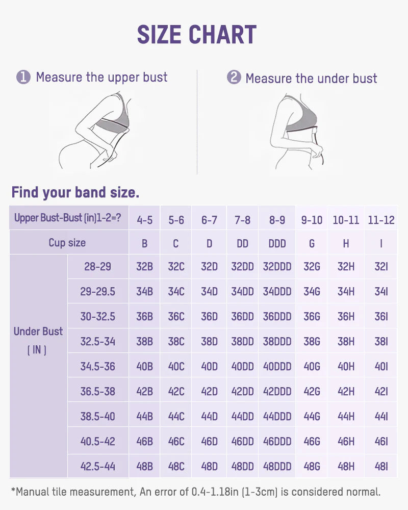 Seamless Underwire Effortless Shaping Lift Balconette Bra Size Chart