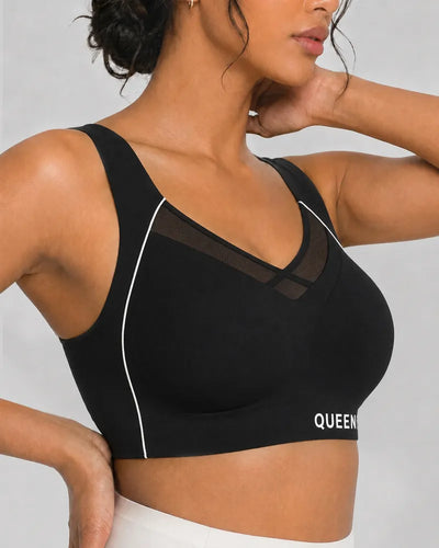 Cross Back Wireless Bra with Posture Lift