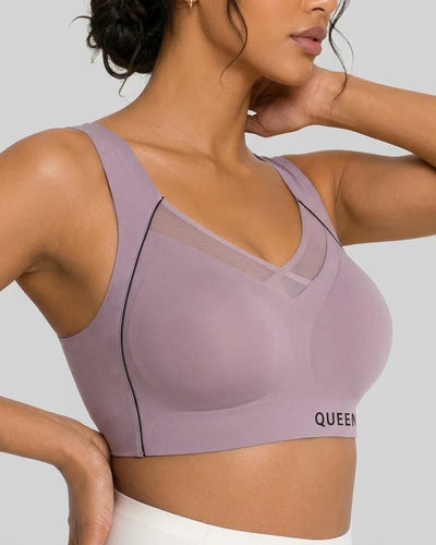 Cross Back Wireless Bra with Posture Lift