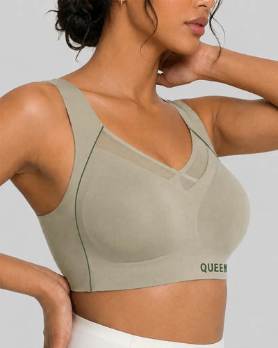 Cross Back Wireless Bra with Posture Lift