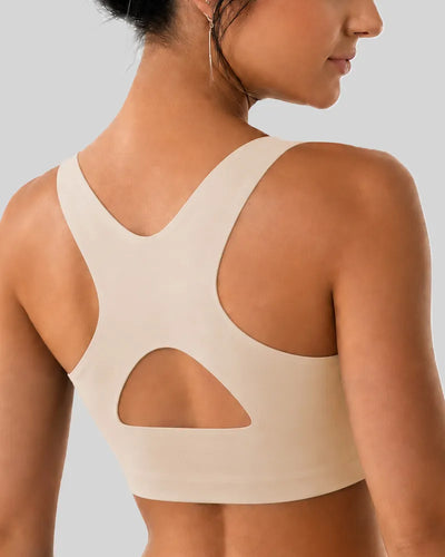 Cross Back Wireless Bra with Posture Lift
