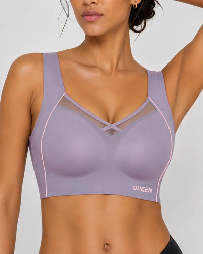 Cross Back Wireless Bra with Posture Lift