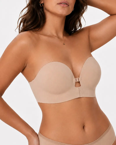 Front Closure Push Up Bra with Lift