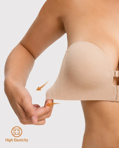 Front Closure Push Up Bra with Lift