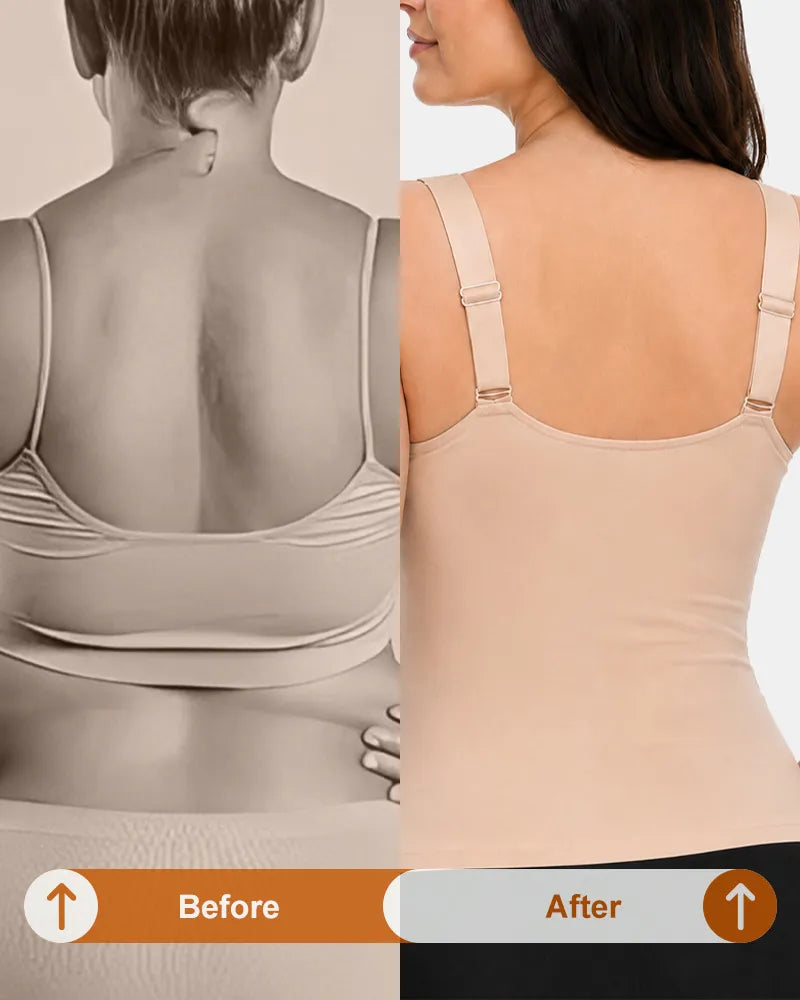 Women's Inout Plus Size Built-In Bra Cami - Soft Intention-Details-4