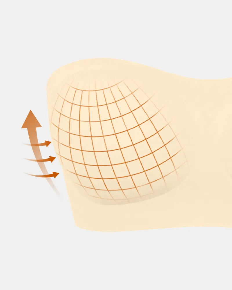 Jelly Lift Non-Slip Strapless Wireless Bra