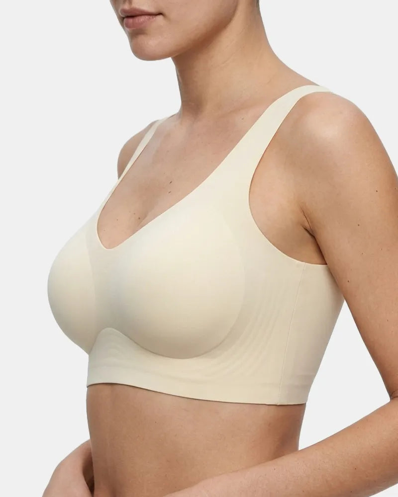 Women's Jelly T-Shirt Bra Wireless - Beige - Soft Intention-4