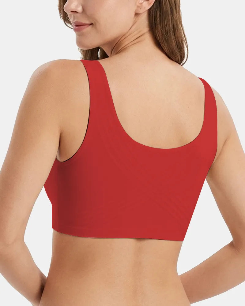 Women's Jelly T-Shirt Bra Wireless - Crimson - Soft Intention-2