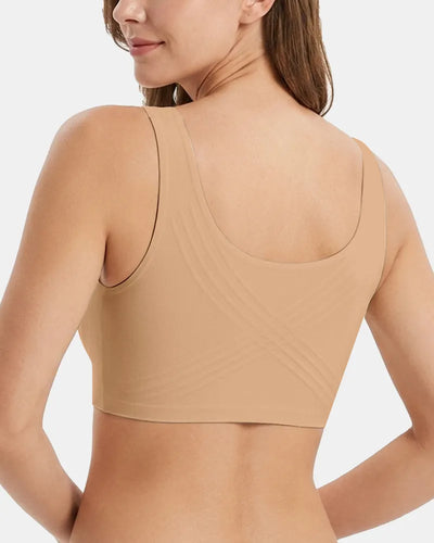 Women's Jelly T-Shirt Bra Wireless - Dark Nude - Soft Intention-3