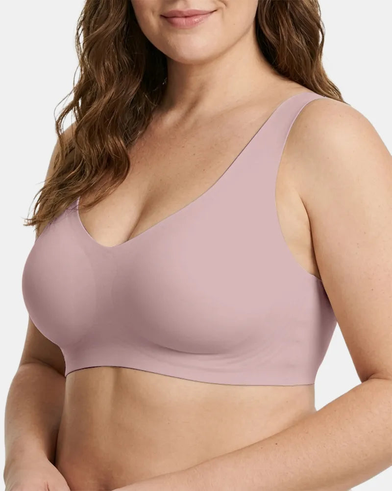 Women's Jelly T-Shirt Bra Wireless - Gray - Soft Intention-1