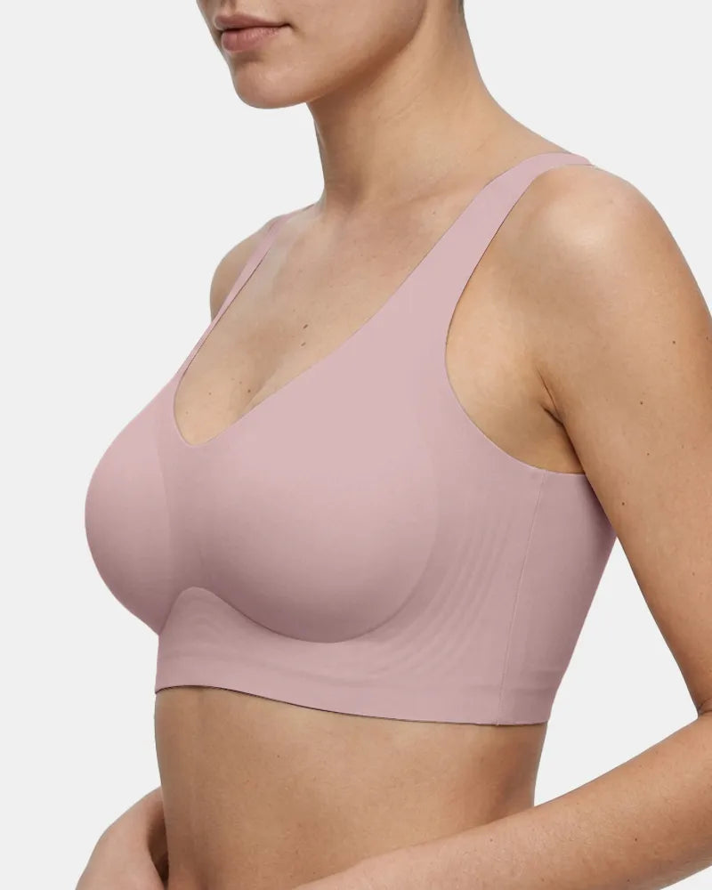Women's Jelly T-Shirt Bra Wireless - Gray - Soft Intention-2