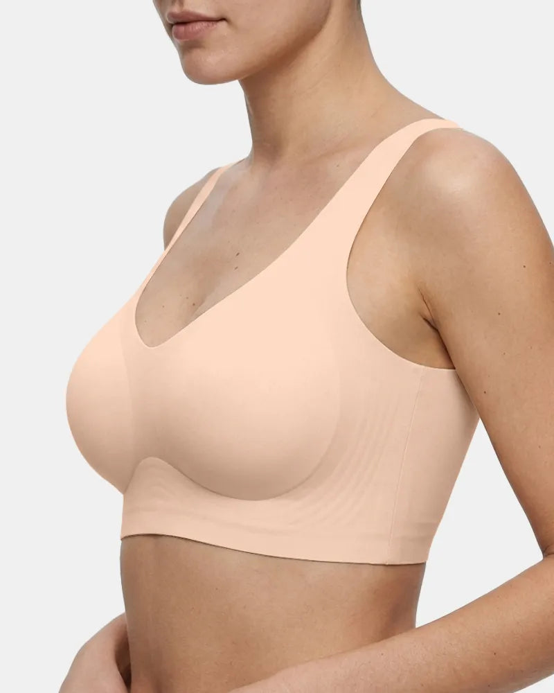 Women's Jelly T-Shirt Bra Wireless - Pink Nude - Soft Intention-2