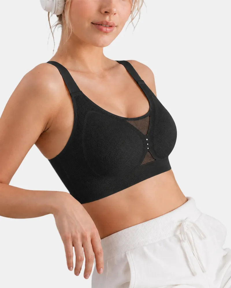 Keyhole Wireless Bra with Jelly Support