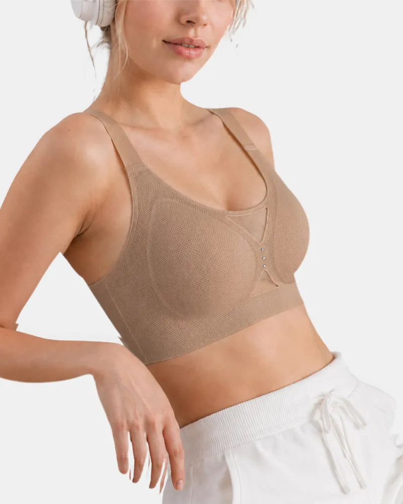 Keyhole Wireless Bra with Jelly Support