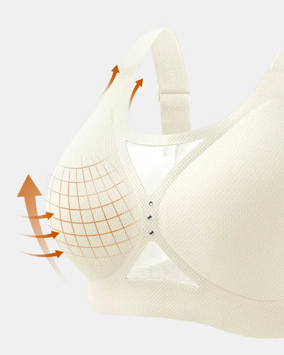 Keyhole Wireless Bra with Jelly Support