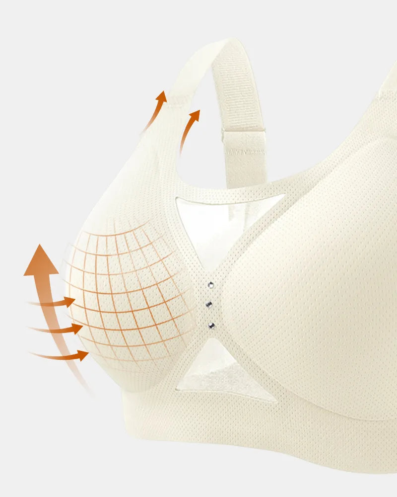 Keyhole Wireless Bra with Jelly Support