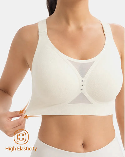 Keyhole Wireless Bra with Jelly Support