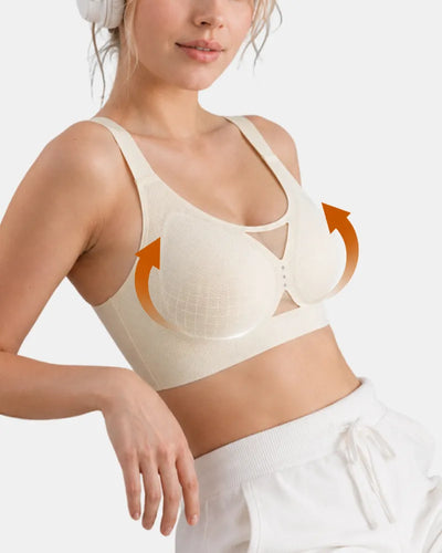 Keyhole Wireless Bra with Jelly Support