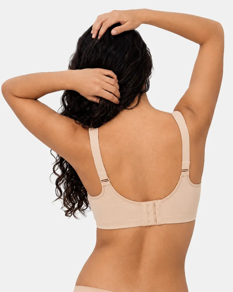 Mesh Trim Nursing Bra with Back Smoothing