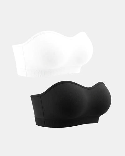 Women's Non-Slip Invisible Lifting Seamless Strapless Bra - Pack 5 - Soft Intention